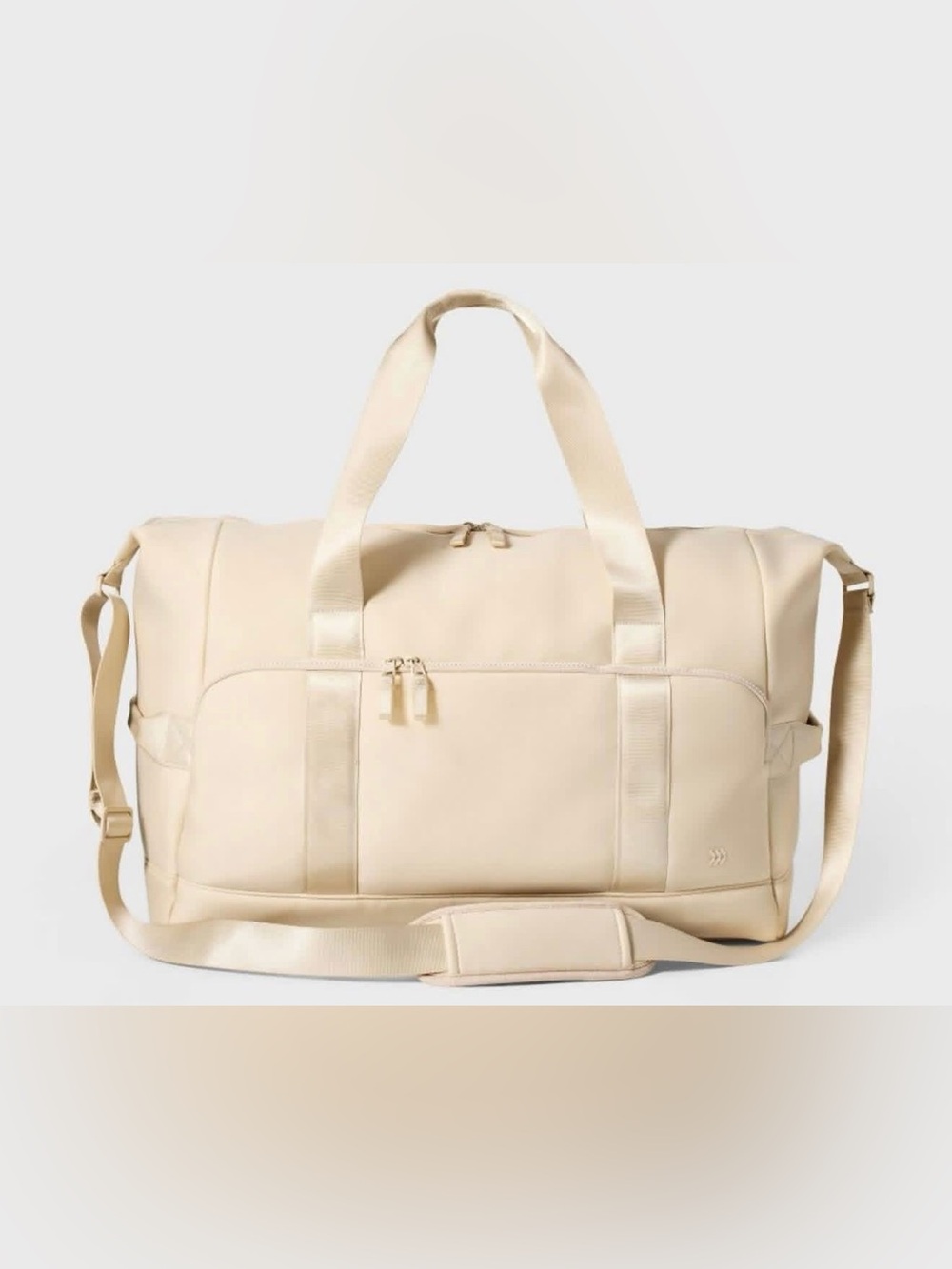 all in motion Cream Travel Duffle Bag
